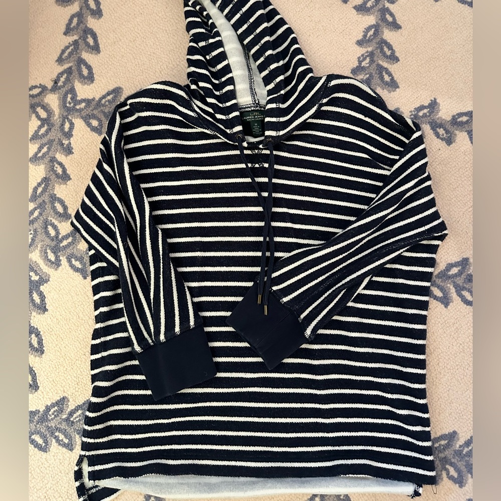 Ralph Lauren Navy & White stripe pullover